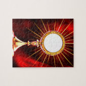 AI Art Blessed Sacrament Host in a Monstrance 1 Legpuzzel (Horizontaal)