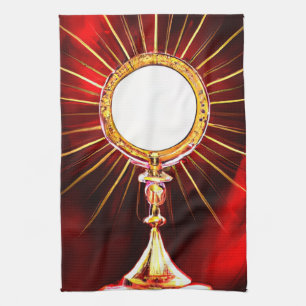 AI Art Blessed Sacrament Host in a Monstrance 1 Theedoek