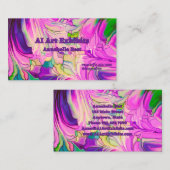 AI Art breekt Visitekaartjes uit (Voorkant / Achterkant)