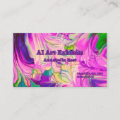 AI Art breekt Visitekaartjes uit (Voorkant)