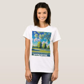AI Art Earth Day T-shirt voor dames (Voorkant volledig)