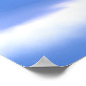 AI Art Fantasy Winterland met Lovely Rabbits Poster (Hoek)