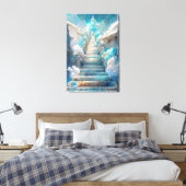 AI Art Gallery™ - Stairway to Heaven: Faith Canvas (Insitu (Slaapkamer))