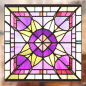 AI Art Glas in lood raambekleding Raamsticker (Vel 2)