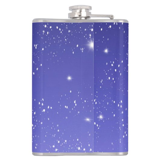 AI Art met UFO Beaming up an Alien | UFO Hunter Heupfles (Achterkant)