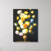 AI Art - Mooie Floral Arrangement: stilstaand leve Canvas Afdruk (Voorkant)