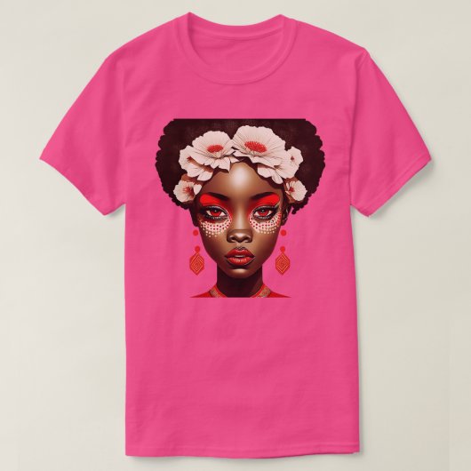 AI Art Nation Kroning Bauhaus Art Style T-shirt (Design voorkant)