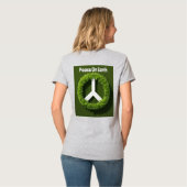 AI Art Peace Op Aarde T-shirt (Achterkant volledig)