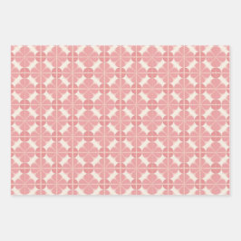 AI Art Pink Cream inpakpapier