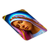 AI Art van de blote Maagd Mary Magneet (Rechterzijde)