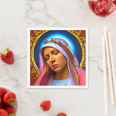 AI Art van de blote Maagd Mary Servet (Insitu)