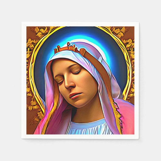 AI Art van de blote Maagd Mary Servet (Voorkant)