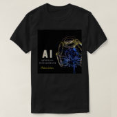 AI Artificial Intelligence 2 T-shirt (Design voorkant)