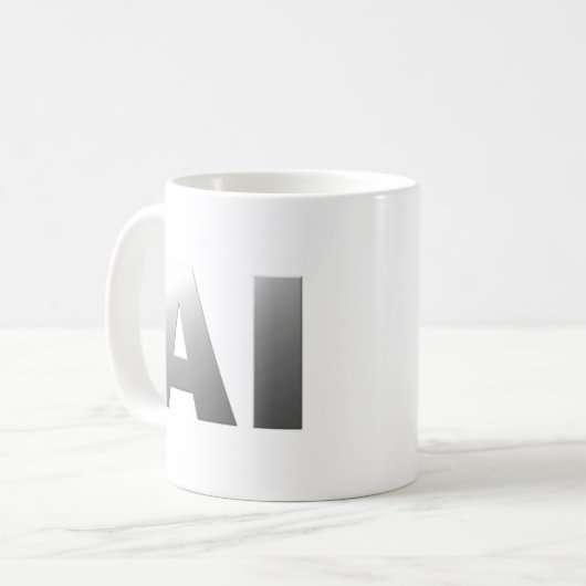 AI artificial intelligence Koffiemok (Voorkant links)