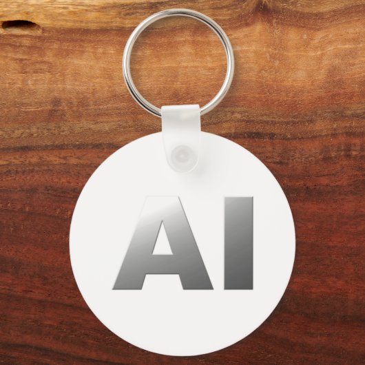 AI artificial intelligence Sleutelhanger (Voorkant)