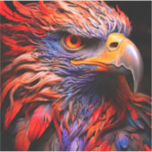 Ai Artsy Bird Sticker (Voorkant)