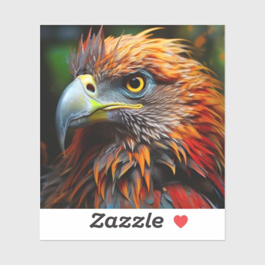 Ai Artsy Bird Sticker (Vel)