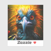 Ai Artsy Bird Sticker (Vel)