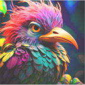 Ai Artsy Bird Sticker (Voorkant)