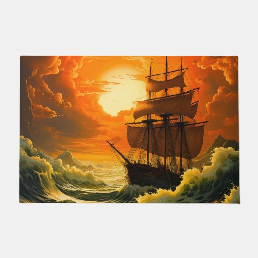 AI Artsy Schip Deurmat (Voorkant)