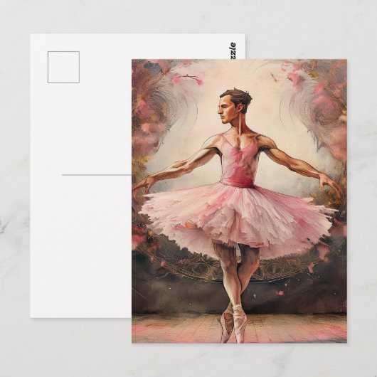 AI Ballet Briefkaart (Voorkant / Achterkant)