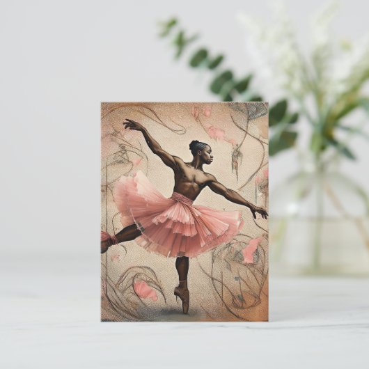 AI-ballet Briefkaart (Staand voorkant)