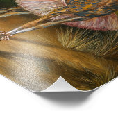 AI Ballet giraffe Foto Afdruk (Hoek)