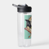 AI Bat Crap Crazy Water Bottle Waterfles (Rechts)