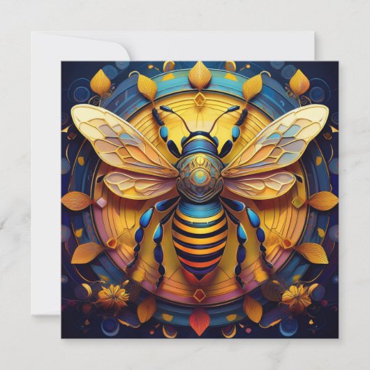 AI Bee Feestdagenkaart (Voorkant)