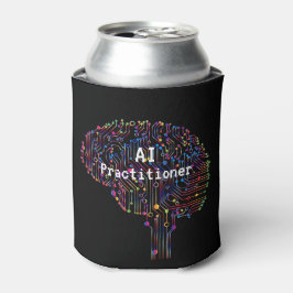 AI-beoefenaar van kunstmatige intelligentie Tech Blikjeskoeler