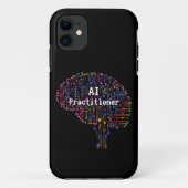 AI-beoefenaar van kunstmatige intelligentie Tech Case-Mate iPhone Case (Achterkant)