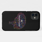 AI-beoefenaar van kunstmatige intelligentie Tech Case-Mate iPhone Case (Achterkant (horizontaal))