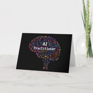 AI-beoefenaar van kunstmatige intelligentie Tech Kaart