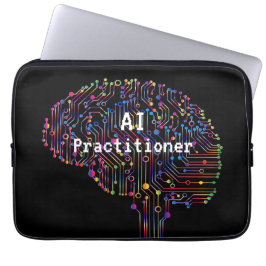 AI-beoefenaar van kunstmatige intelligentie Tech Laptop Sleeve