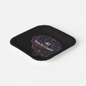 AI-beoefenaar van kunstmatige intelligentie Tech Papieren Bordje (Gebogen)