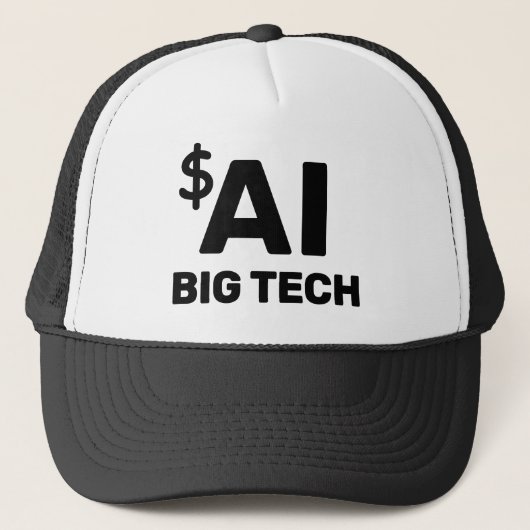 AI Big Tech™ Trucker Hat Pet (Voorkant)