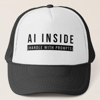 “AI Binnen — Behandel met Prompts” Trucker Pet