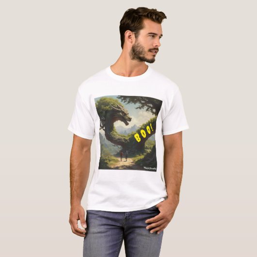 AI Boo! Tree Dragon T-shirt (Voorkant volledig)