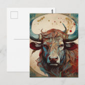 AI Bull Briefkaart (Voorkant / Achterkant)