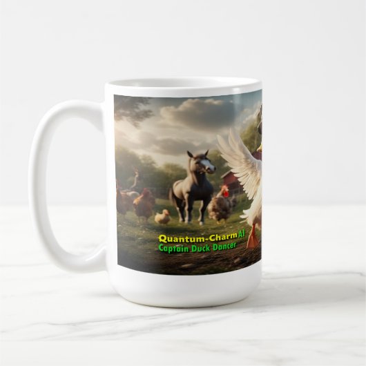 AI Captain Duck Dancer v1.0 Koffiemok (Links)