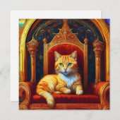 AI Cat Feestdagenkaart (Voorkant / Achterkant)