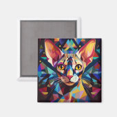AI Cat Magneet (Voorkant / Achterkant)