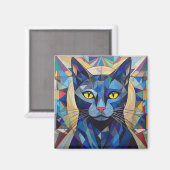 AI Cat Magneet (Voorkant / Achterkant)