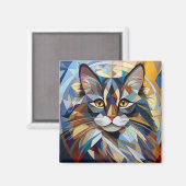 AI Cat Magneet (Voorkant / Achterkant)
