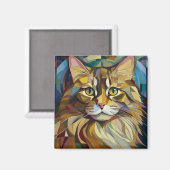 AI Cat Magneet (Voorkant / Achterkant)