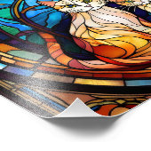 AI Cat Window Foto Afdruk (Hoek)