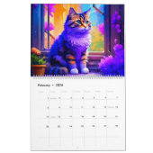 AI Cats | Schattigee Schattige Kittens en katten Kalender (Feb 2026)