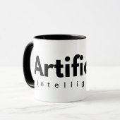 AI, Chat GP, Kunstmatige Intelligentie Mok (Voorkant links)