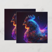 AI Chicken Feestdagenkaart (Voorkant / Achterkant)