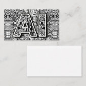 AI-chip Visitekaartje (Voorkant / Achterkant)